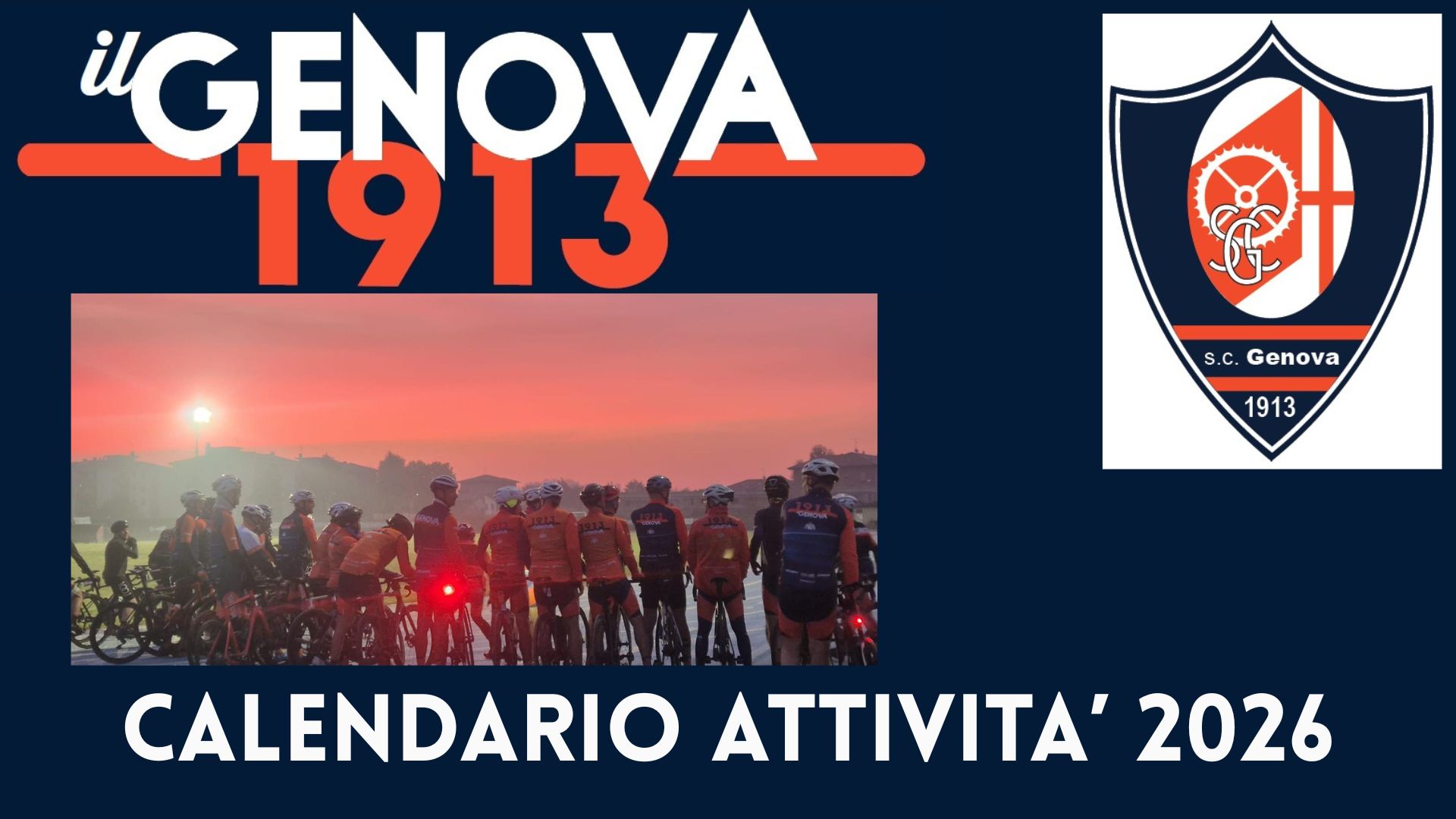 Il Calendario 2026 - Un anno ricco di appuntamenti Genova 1913