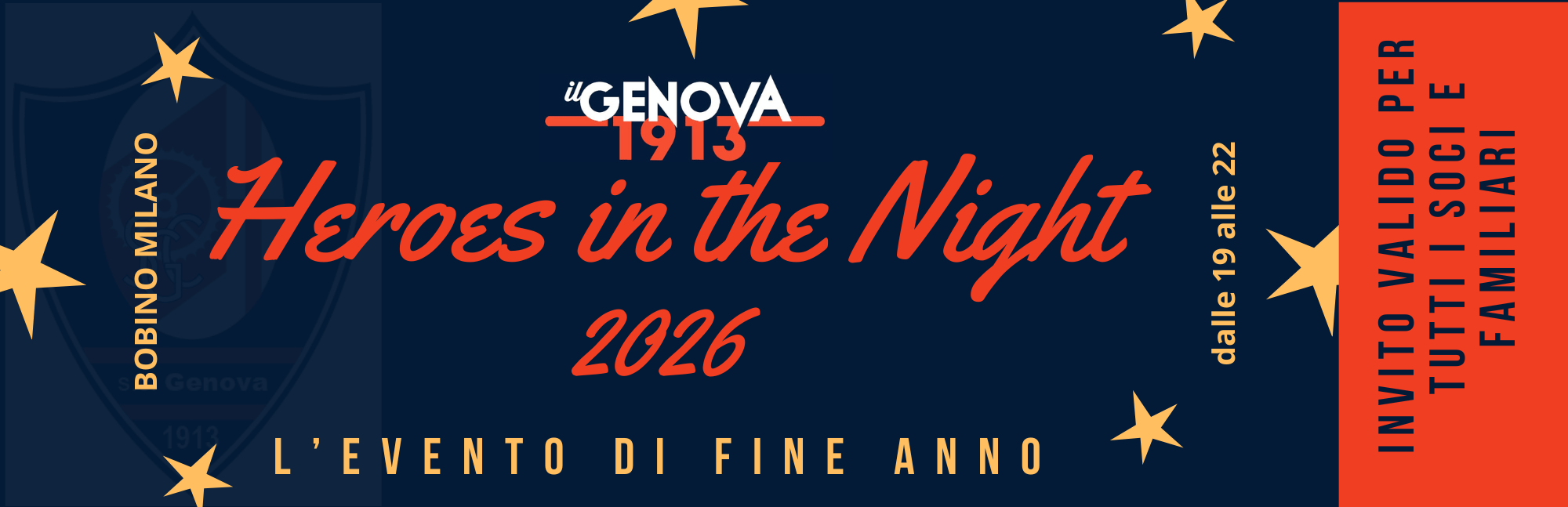 Invito cena fine anno