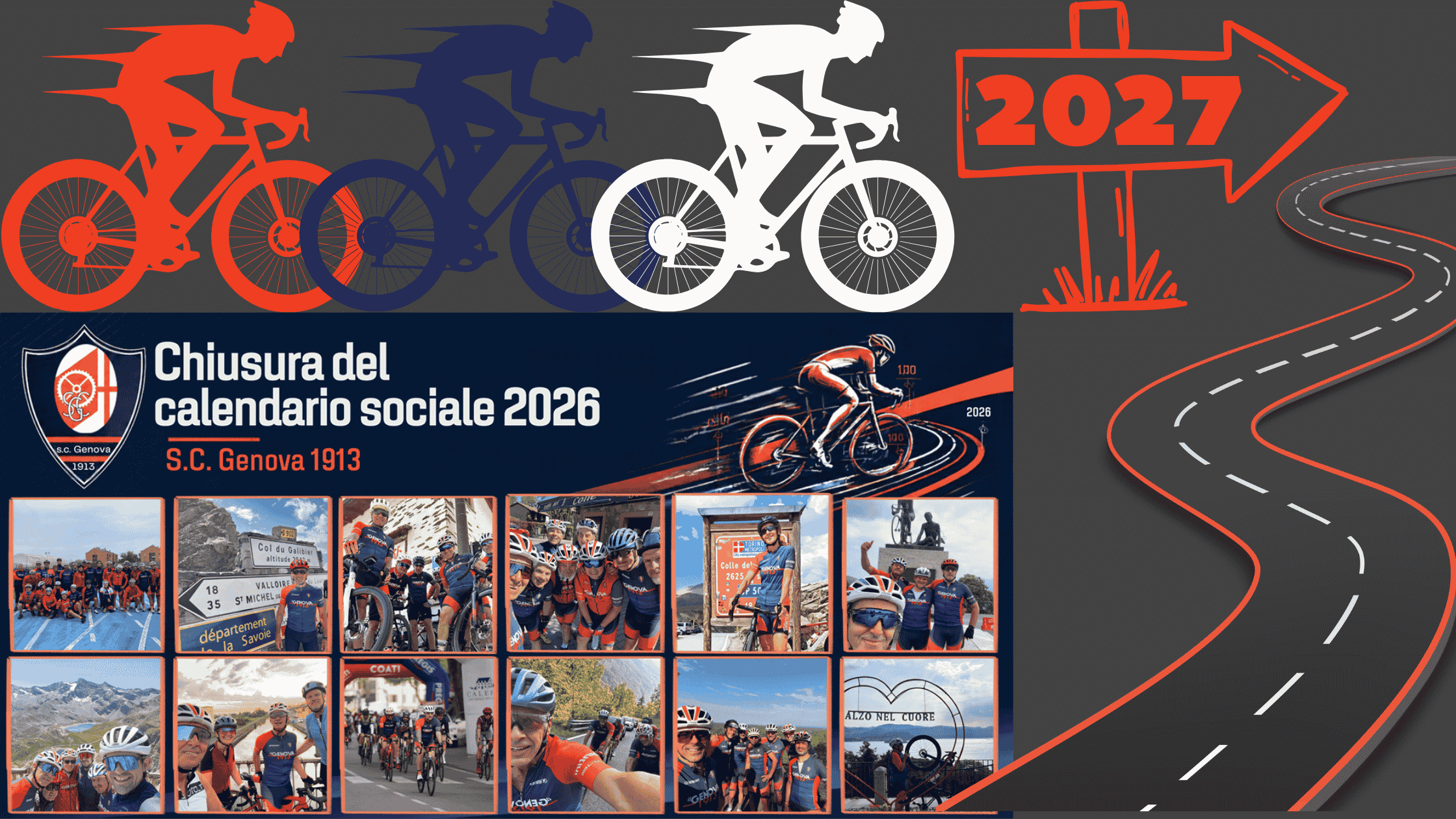 Genova 1913: cala il sipario sul calendario 2026 non la voglia di pedalare