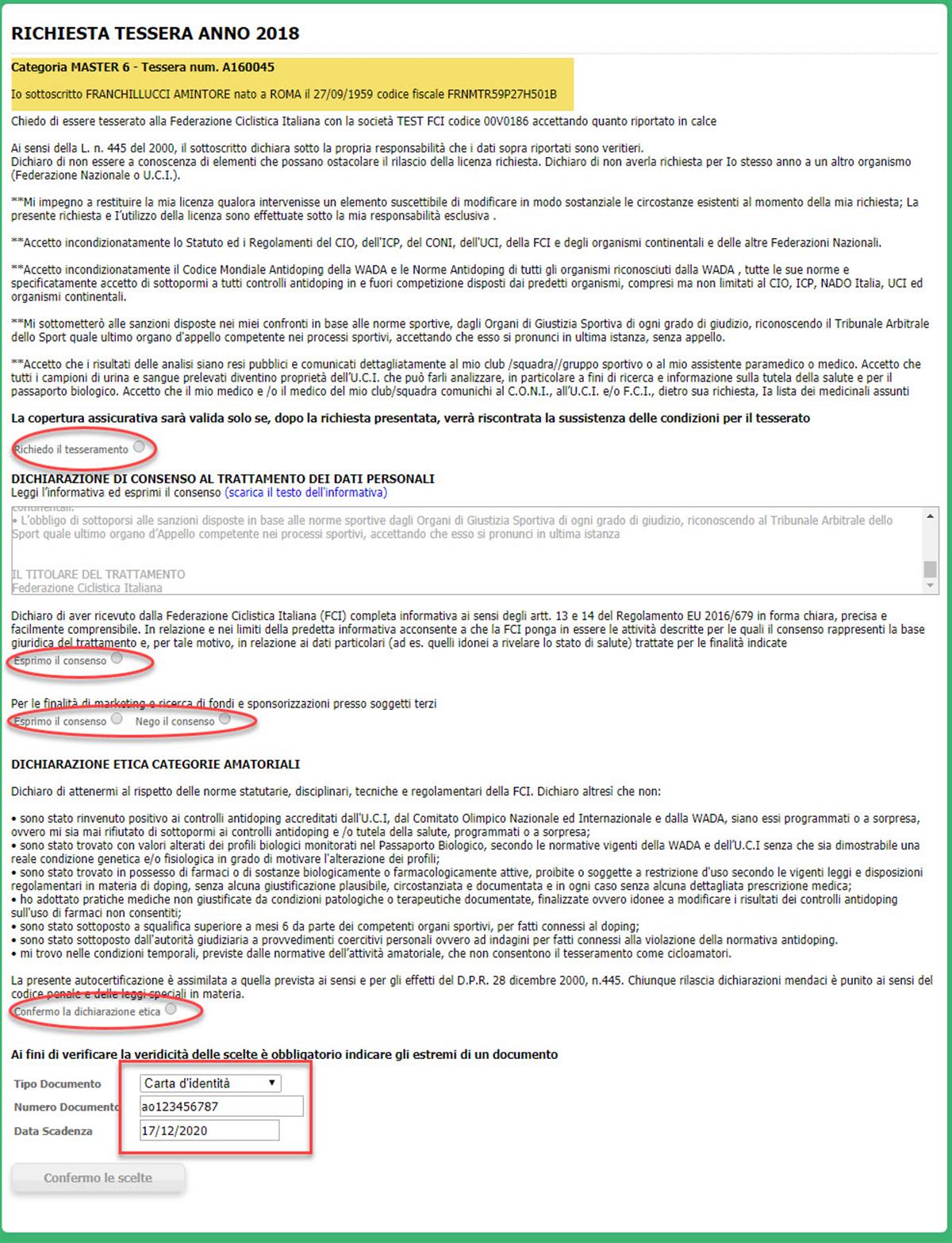 GDPR email da FCI verso atleta 2
